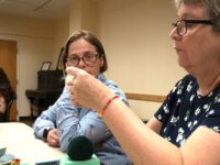 Learning how to needle felt at DTL