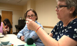 Learning how to needle felt at DTL