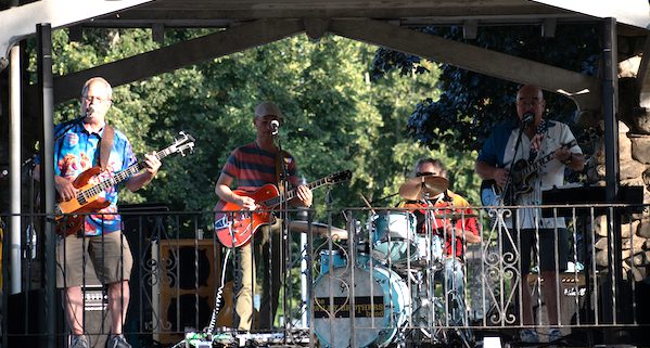The Wiley Brothers rock Walpole common