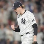 Schlittler pitches record breaking postseason