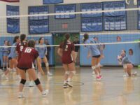 Varsity volleyball shuts out Millis on senior night
