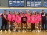 Warriors win at Dig Pink