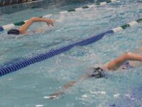 Raiders win first swim meet