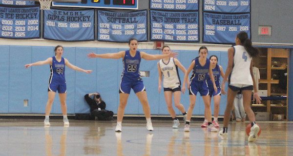 Varsity Girls’ basketball takes on Medfield