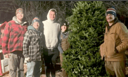 Drake Maye supports The Bean Farm