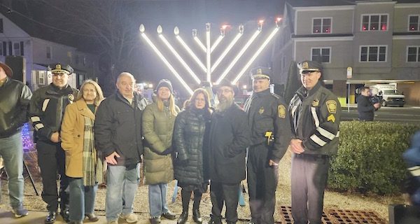 Needham’s Jewish community gathers to honor Hanukkah