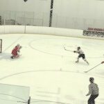 Timberwolves and Wildcats square off in girls’ ice hockey
