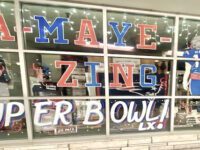 Patriots Window Art at Decor and More