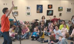 Evan Haller brings music day to the WPL