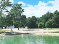Hinkley Pond in deep water this summer