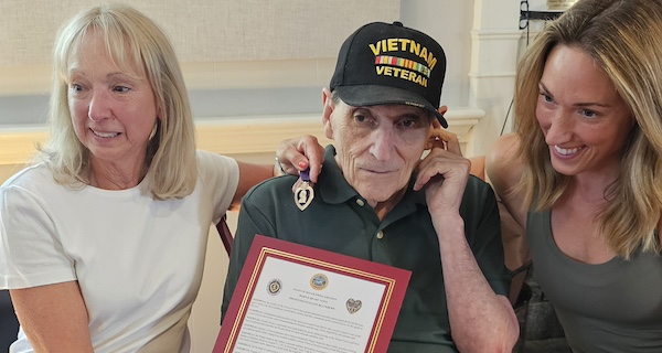 ‘Purple Heart Community’ honors Vietnam veteran