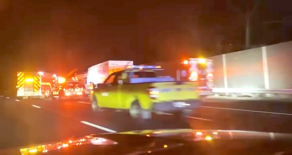 Westwood accident hinders morning commute