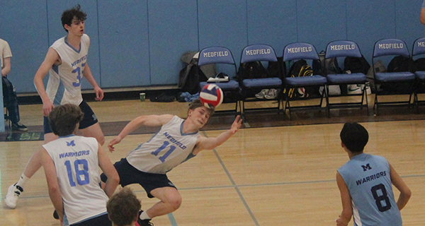 Warriors enter playoffs; boys’ volleyball wins match