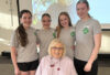 Walpole Girl Scouts meet Janet Applefield