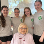 Walpole Girl Scouts meet Janet Applefield